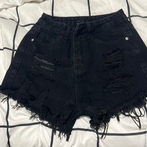 SHEIN Black Women’s jean shorts size XXS